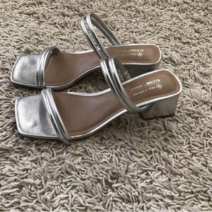 Call It Spring Metallic Silver Heels